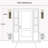 18''H Dimmable White Travertine LED Outdoor Wall Light