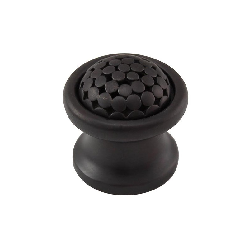 Tiziano Mushroom Knob, Oil-Rubbed Bronze, 0.875" H x 0.875" W x 0.875" D