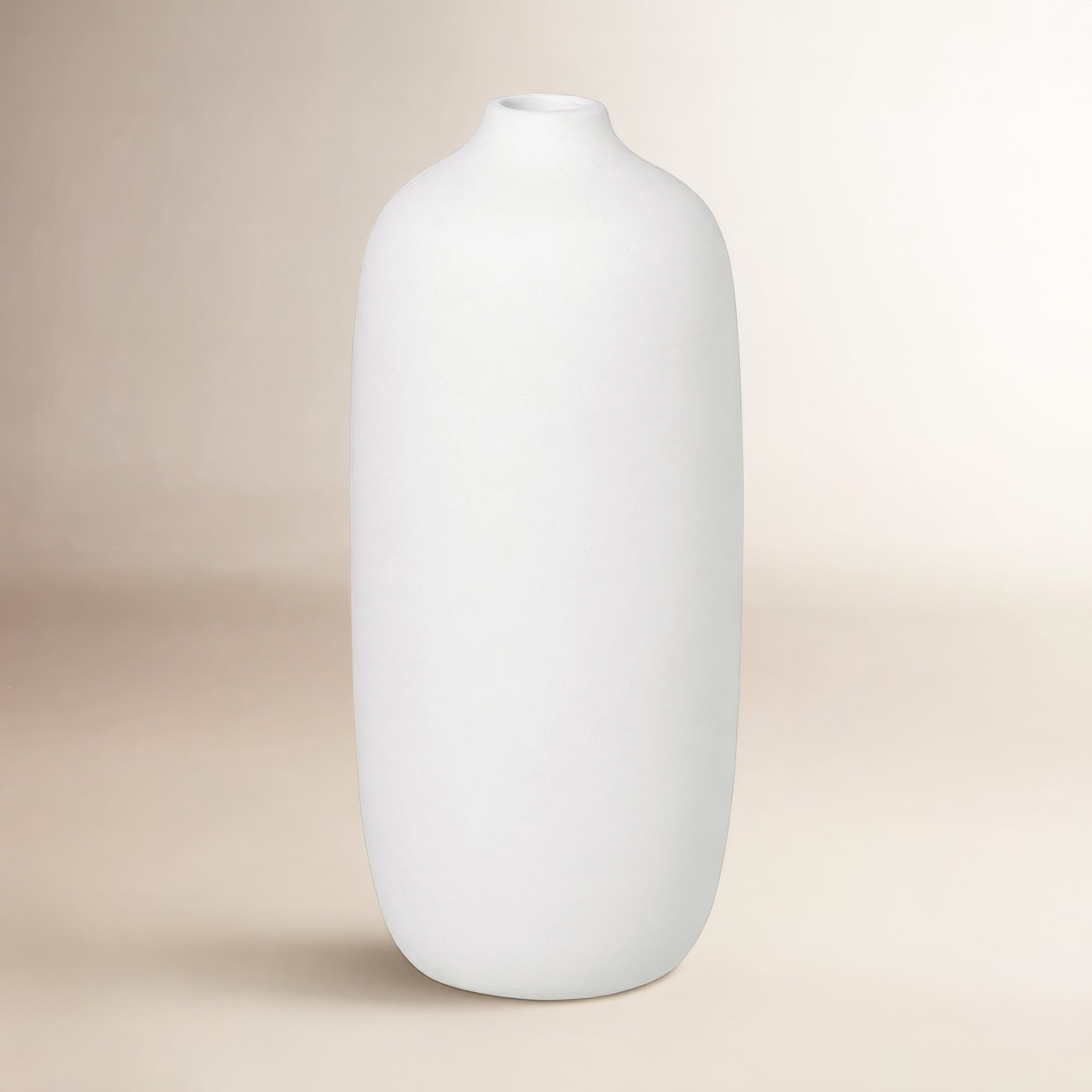 Ceola Ceramic Table Vase, White