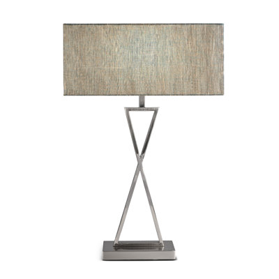Avory 64cm Rectangle Metal Narrow Table Lamp