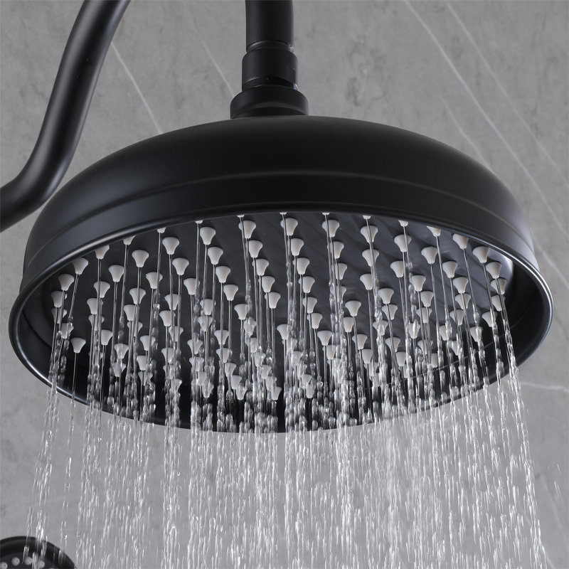 Dual Shower Head 1.8 GPM GPM, Matte Black