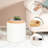 Cillin Storage Ottoman Round Boucle with Tray 14"x13"x13"-62321150