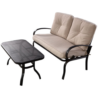 Siège de table basse d'extérieur 2 pièces 2 pièces