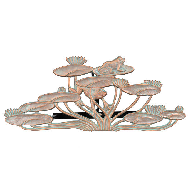 Frog Hose Holder, Copper Verdi