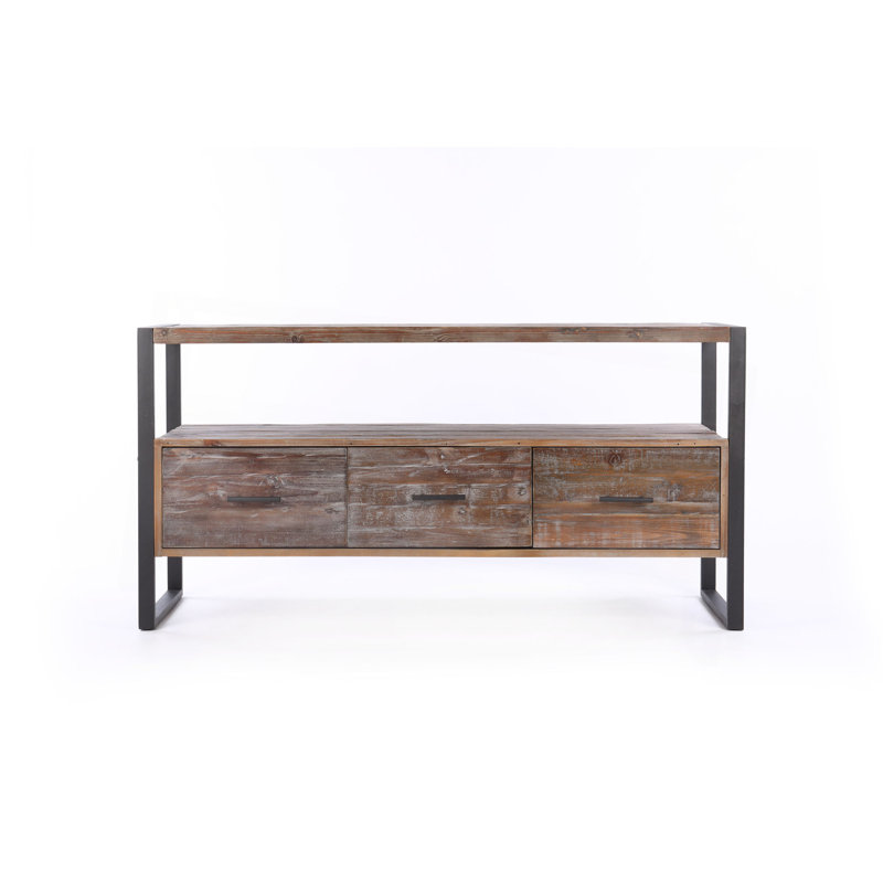 Meuble télé 60 po en bois récupéré