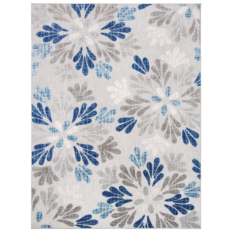 Tapis d'intérieur / extérieur floral Kellems Performance, Rectangle 6 pi x 9 pi