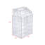 2 pièces / ensemble de rangement en plastique pour cosmétiques 7 grands tiroirs-1589611304