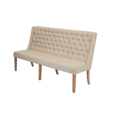 Nasser Linen Upholstered Bench