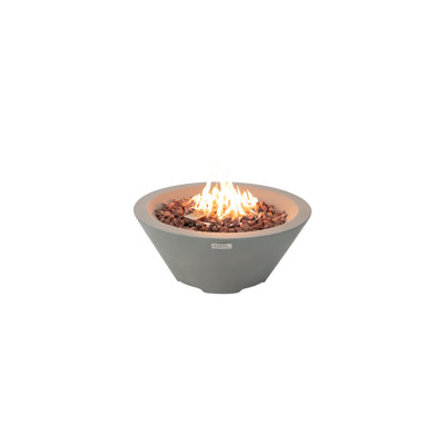 Portland 27" Round Concrete Fire Pit Bowl