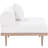 Madeleine Resilient Water Resistant Olefin Fabric Upholstered Outdoor Patio Armless Modular Chair-2117576812