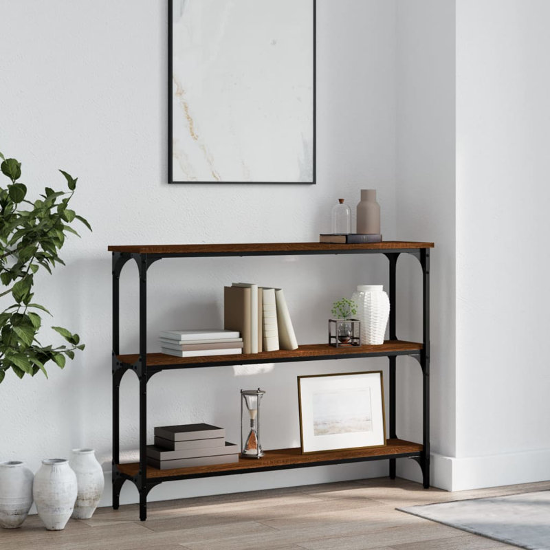 Console Table, 75cm H x 100cm W x 22.5cm D, Black