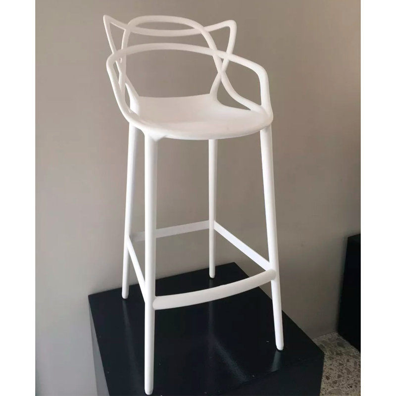 Tabouret 30 "Jane, Blanc