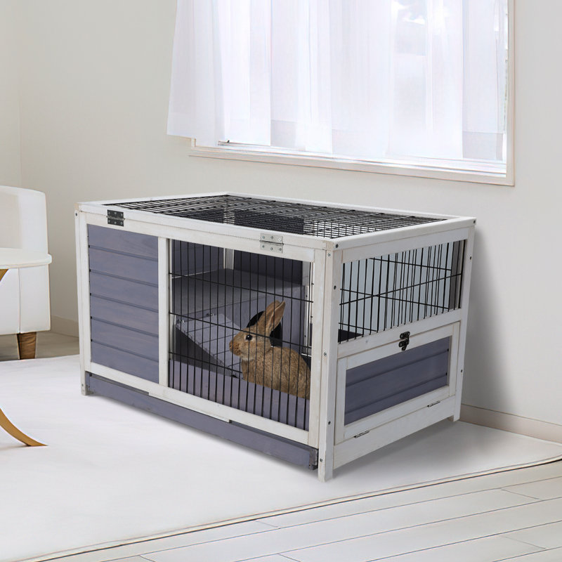 Cleavon Small Animal Hutch, Small ( 21" H x 21" W x 35.5" L)