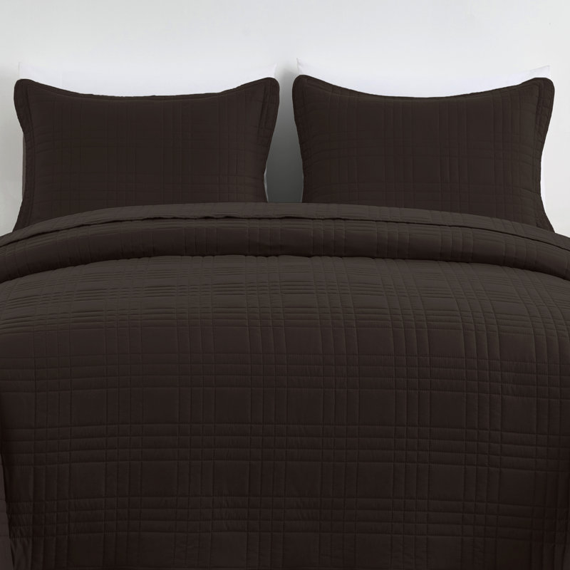 Lightweight Microfiber Reversible 3 Piece Coverlet / Bedspread Set, King Bedspread + 2 King Shams, Teal