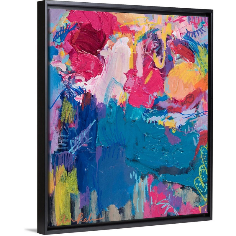 Reproduction d’art sur toile « Personal Retreat » par Amira Rahim, H 32 po x l 26 po x P 1,75 po, Toile avec cadre noir