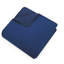 Astor Solid Navy Blue Microfiber Quilt Set-486655463