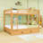Queen Wood Bunk Bed With Trundle-1780627881