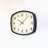 Navy Solid Wood Rounded Square Wall Clock