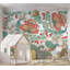 Adhésif mural pelez et collez - Motif floral bohème-164171344