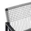 Ensemble de 2 chaises de salle à manger d'extérieur, aluminium + corde, siège de fauteuil d'extérieur pour patio, balcon près de la piscine, coussin inclus