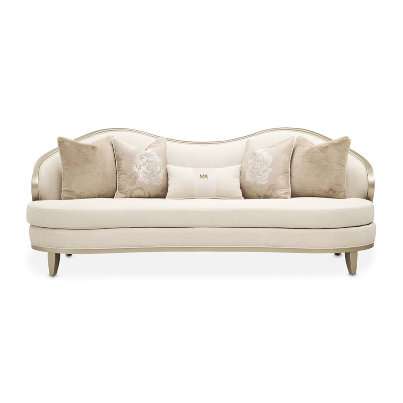Camellia Field Caramel Sofa