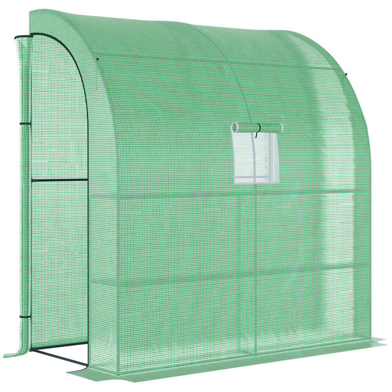 7' X 3' X 7' Lean To Greenhouse