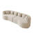 Boneless Curved Sectional Sofa-1405910588