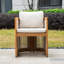 Chaise de patio en bois d'acacia Bramble