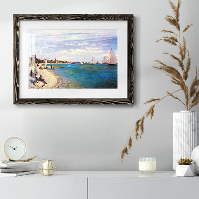 La plage à Sainte Adresse par Monet