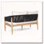 Causeuse d'extérieur en bois d'acacia de patio-907369159