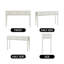 Meuble-lavabo crème blanc à 3 tiroirs, coiffeuse ou table de maquillage moderne, coiffeuse polyvalente pour la chambre à coucher