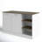 Ginger Kitchen Island, Three Open Shelves, Two Cabinets Doors With Interior Storage Option, Floorstanding Island, Kitchen Organizer And Decor-524596558