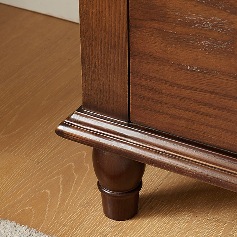 Modern solid wood multi-purpose accent cabinet