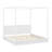 LED Canopy Bed, Canopy Platform Bed With Support Slats