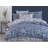 3 Pieces  Navy Blue  Geometric Pattern Modern Double Face 100% Cotton Duvet Cover Set-767907205