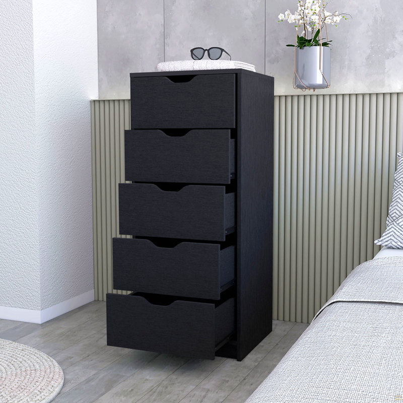 Commode 5 tiroirs Wenge