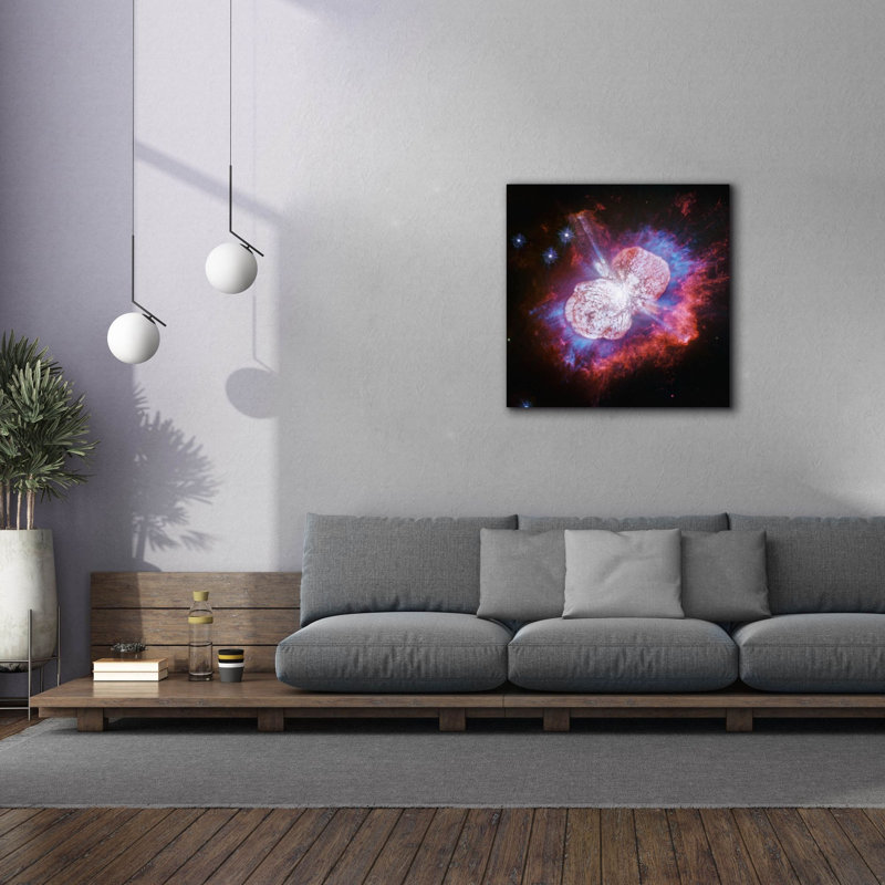 Art mural sur toile «Eta Carinae» par la NASA, H 37 po x l 37 po x P 1,5 po