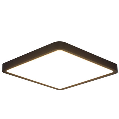 23W Square LED Flush Mount - Warm White, 23cm for Kitchen Hallway