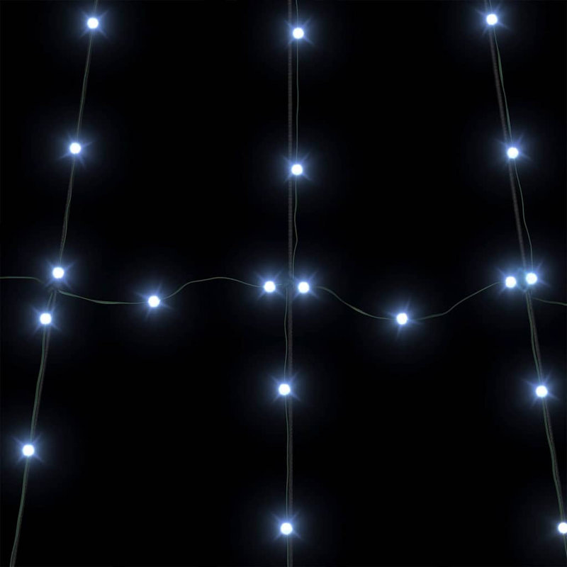  LED Christmas Tree with Ground Spikes 300 cm Metal, Cool White