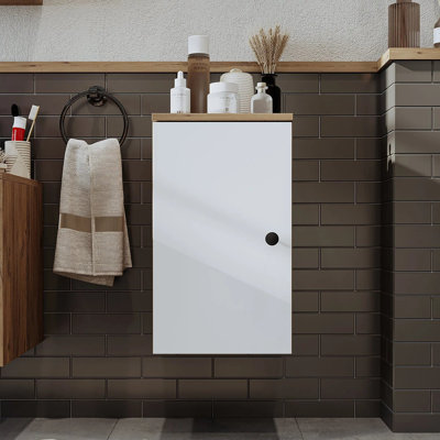 Rosaliyah Bathroom Towel Storage Cabinet, 60cm