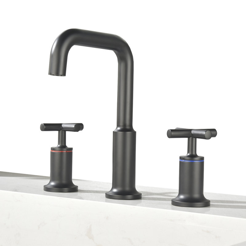 Robinet de salle de bain à un trou, Noir