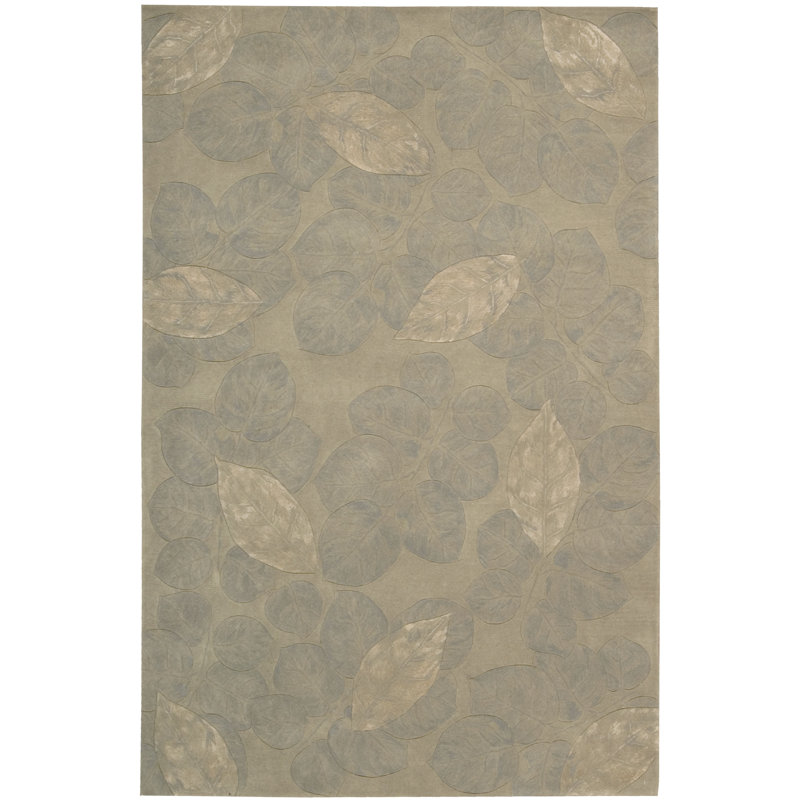 Galiya Wool Floral Indoor Rug, Rectangle 5'3" x 8'3"