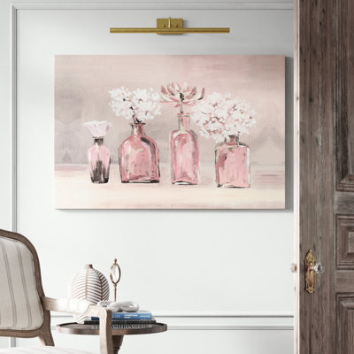 " Blush Floral Jars "