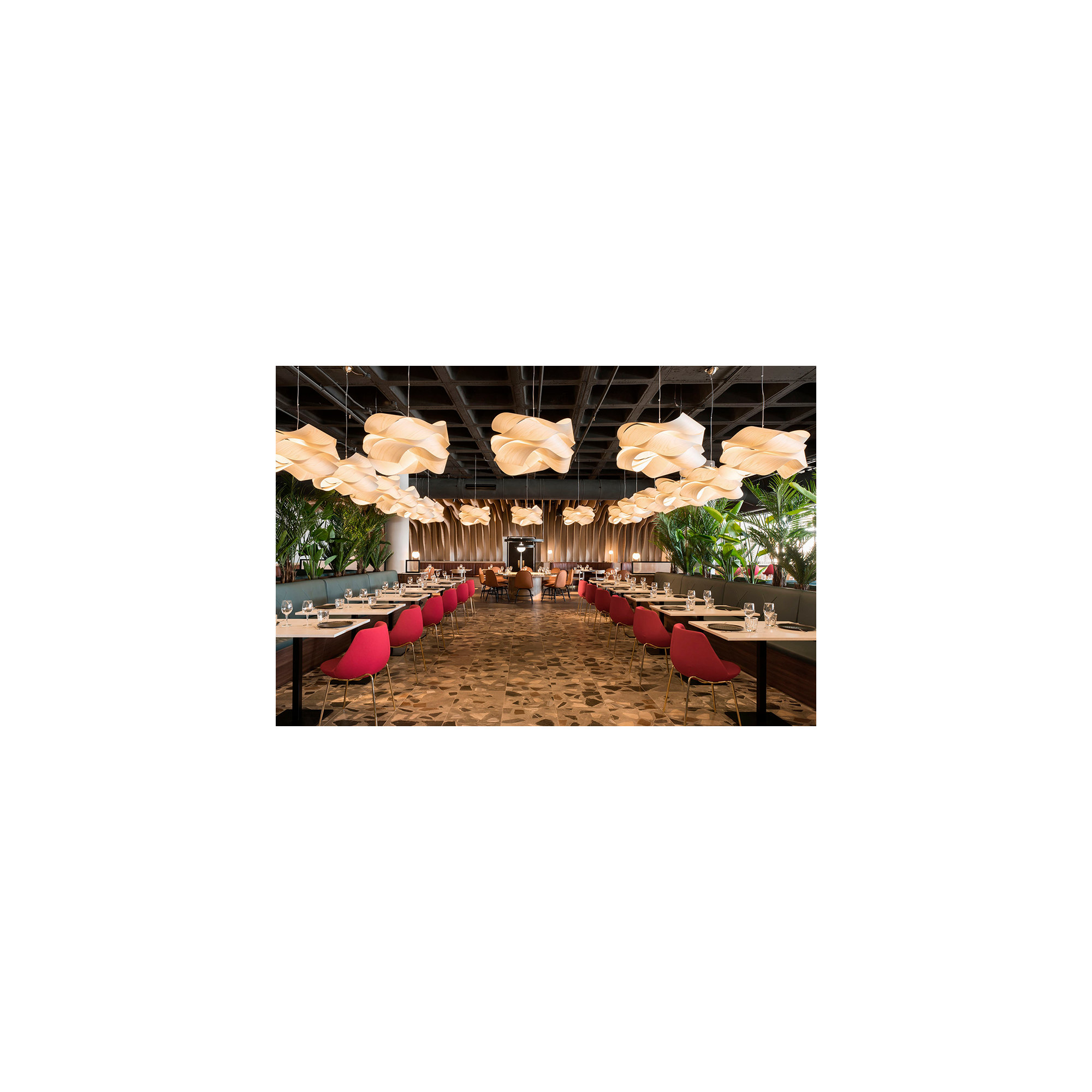 Single Light Dimmable Pendant, Ivory White, Matte Black, 15.7" H x 27.1" W x 27.1" D