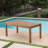 Billie-Jean 8 - Person Acacia Solid Wood Patio Dining Set Extendable Rectangular Table with Cushions Included