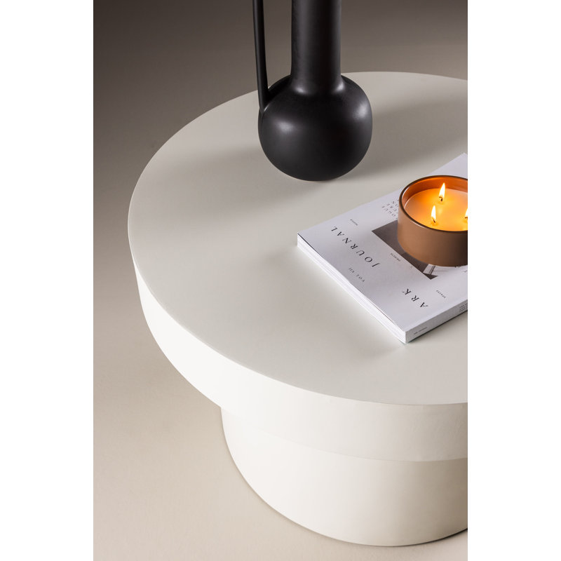 Dandra Coffee Table, White