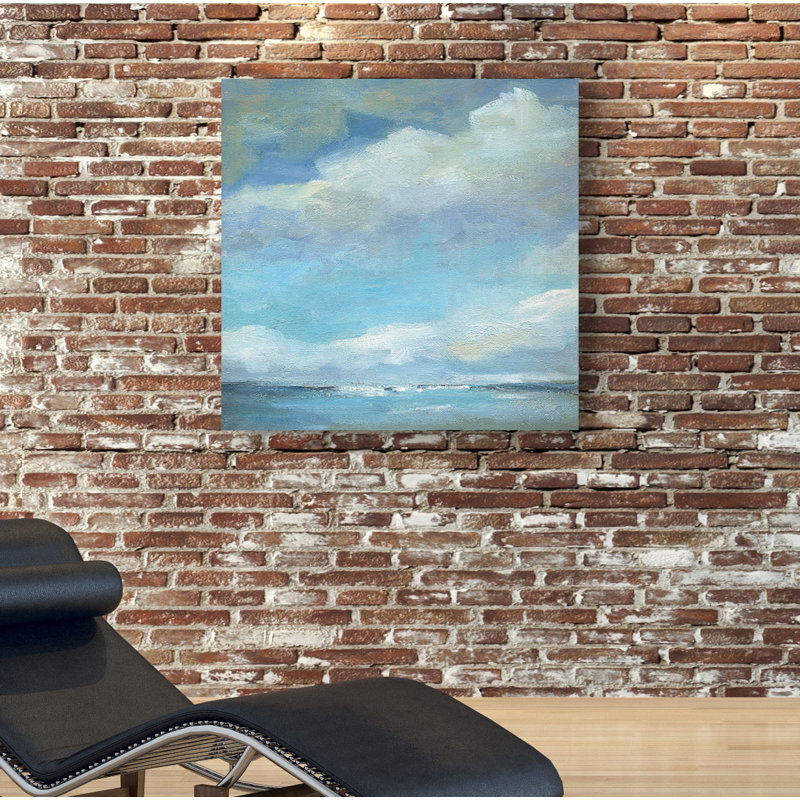 « crépuscule shadow i », peinture, H 16 po x l 16 po x P 1,5 po, Toile tendue