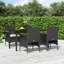  Ensemble de salle à manger de jardin gris et noir-1154654410-1154654409-1154654411