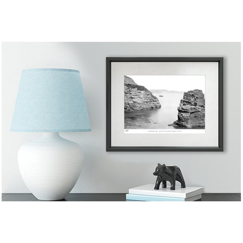 Ladram Bay, King William Rock C1874 by Francis Frith - Single Picture Frame Print, 28cm H x 36cm W x 2.3cm D