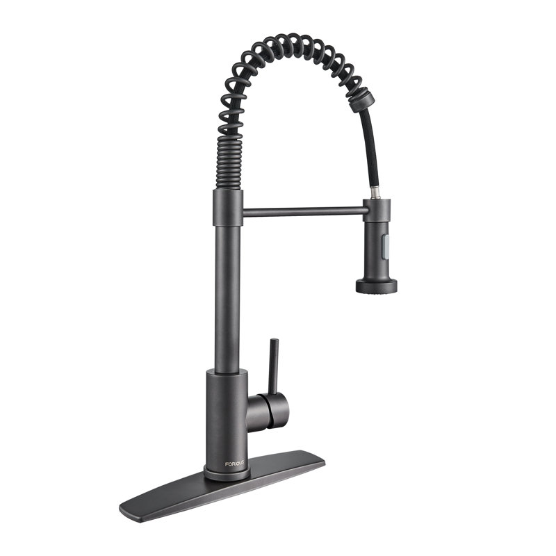 Blue Elephant Pull Down Kitchen Faucet, Grey